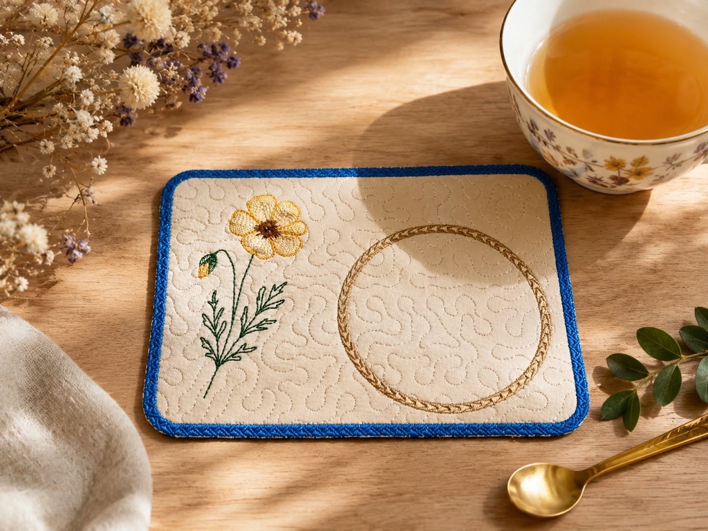 Bouton d'or (Ce fichier est offert à l’achat d’un fichier de broderie) 6