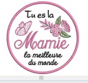 Mamie (Ce fichier est offert à l’achat d’un fichier de broderie) 2