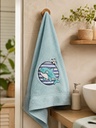 Baleine et petit bâteau (appliqué) 3