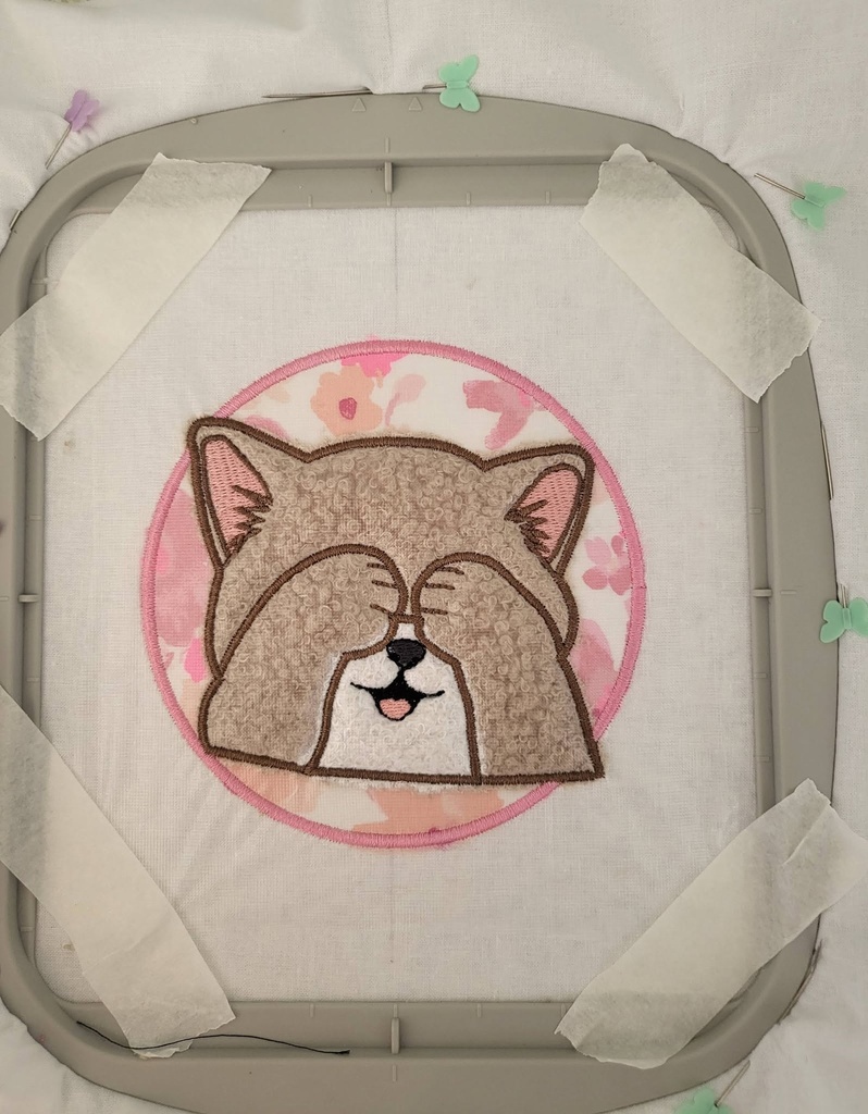Chaton timide (appliqué) 3