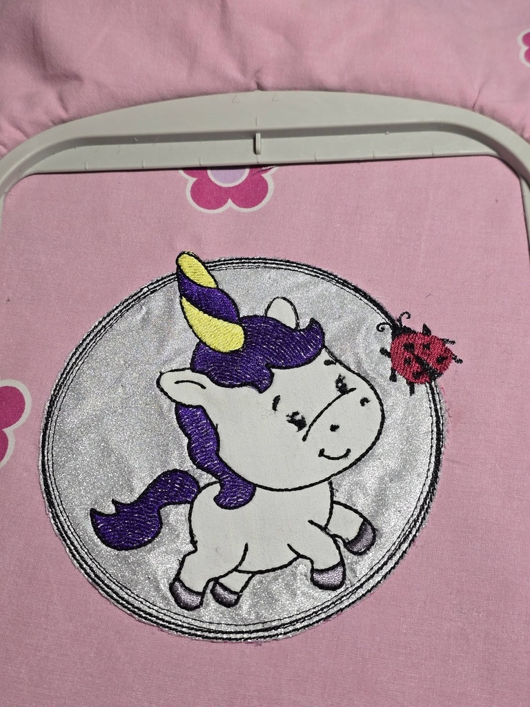 Licorne et coccinelle (appliqué) 4