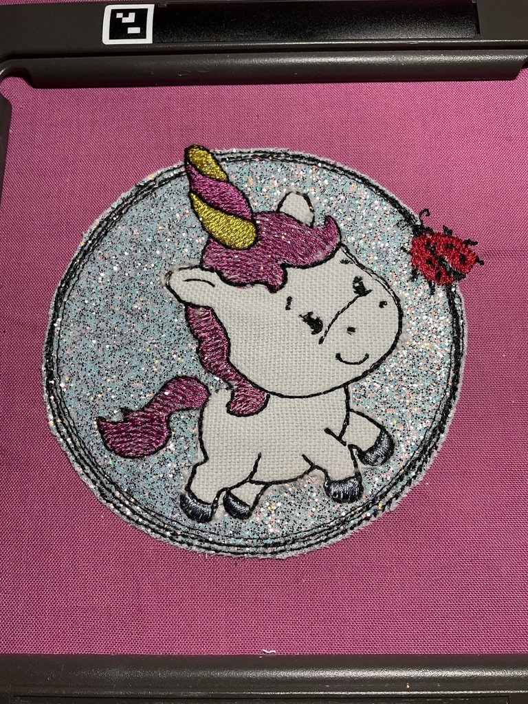 Licorne et coccinelle (appliqué) 6