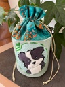 Border Collie 2 coeurs (appliqué) 3