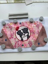 Border Collie 2 coeurs (appliqué) 4