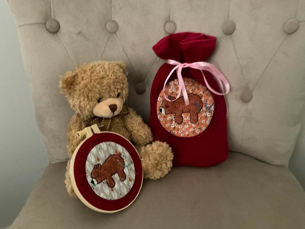 Ourson endormi (Ce fichier est offert à l’achat d’un fichier de broderie) 4