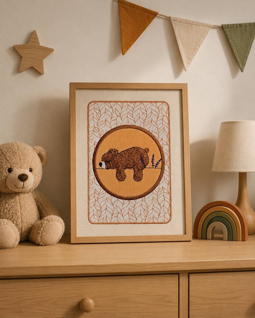 Ourson endormi (Ce fichier est offert à l’achat d’un fichier de broderie) 5