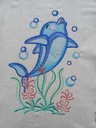 Blue le Dauphin (4 panneaux différents) 4
