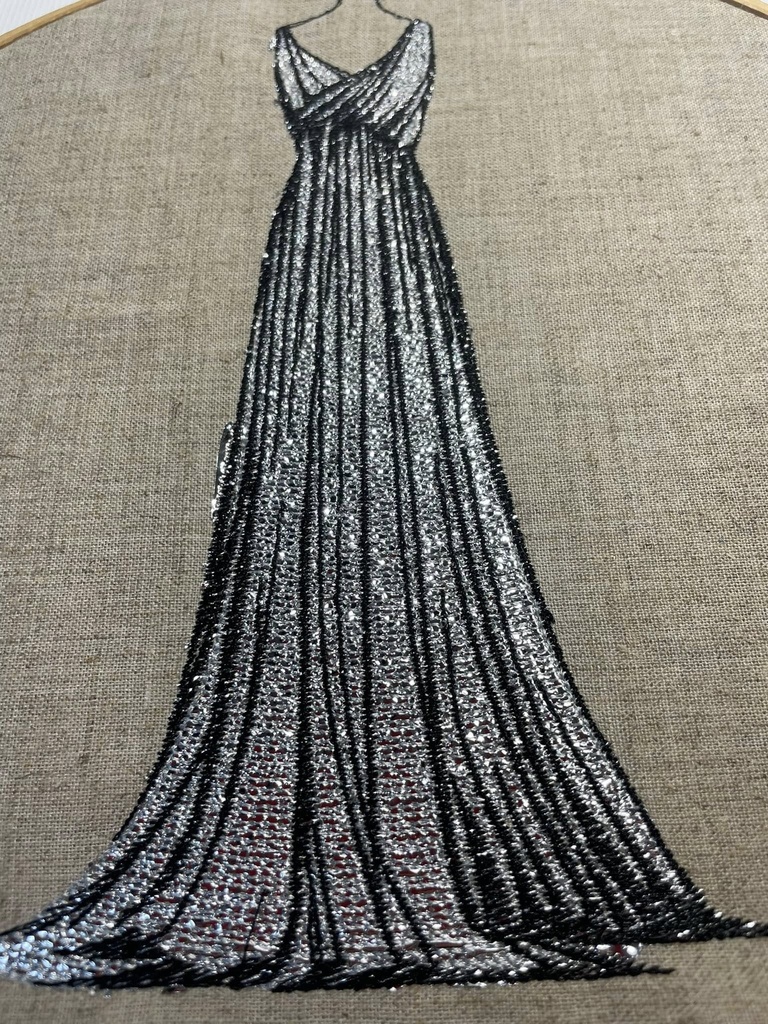 Robe Noire en mylar 2