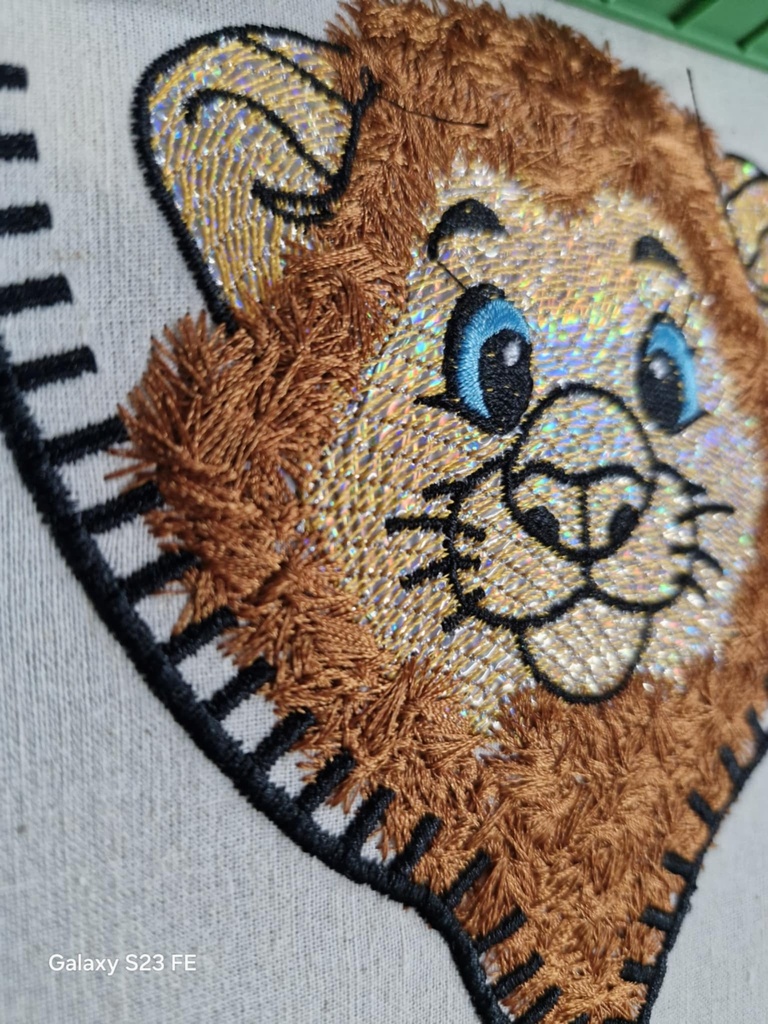 Lion zip en mylar 2