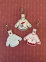 3 Porte clefs Pull de Noël 2