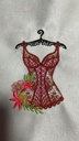 Corset fleuri (Mylar) 2
