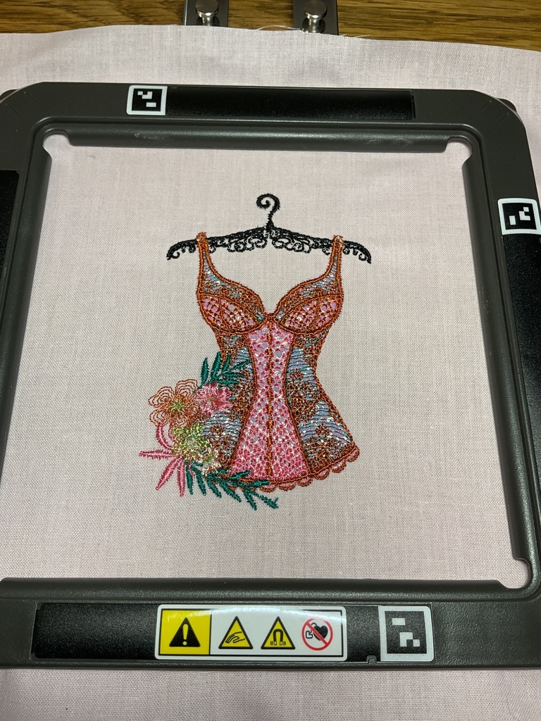 Corset fleuri (Mylar) 4