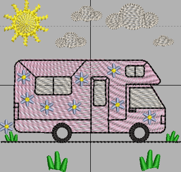 Sous verre Van en mylar 2