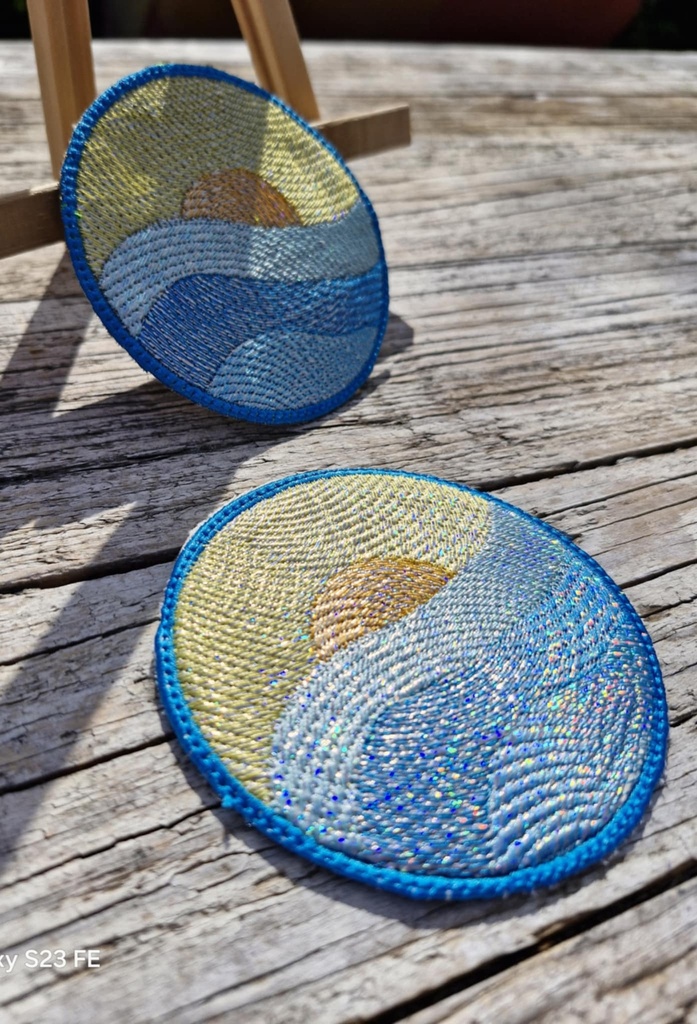 Sous verre Soleil en mylar 2