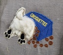 Chien croquette (appliqué) 3