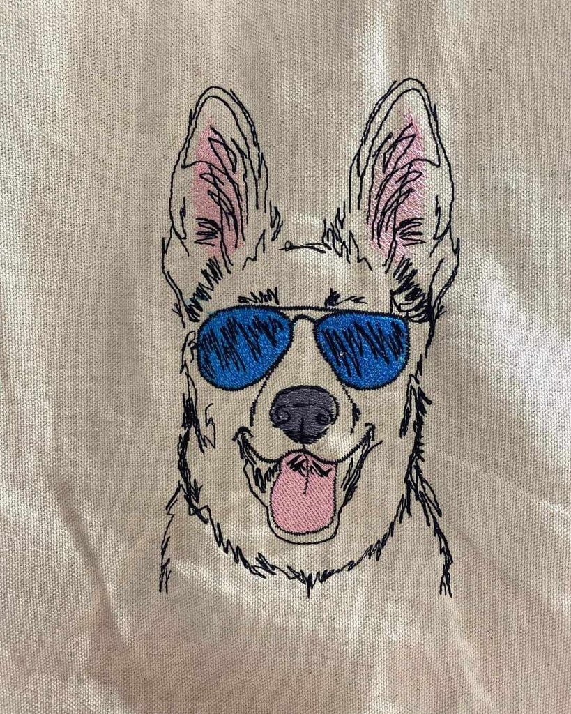 Berger allemand à lunettes 3