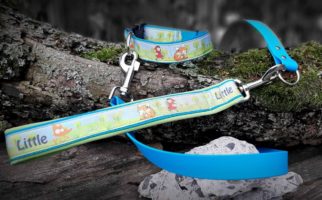 Collier réglable ruban imprimé 5