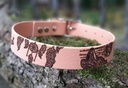 Collier gravé en PCV en 2 largeurs possible 8