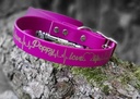 Collier "Love & Life" en PCV en 2 largeurs possible 2