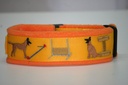 Collier Obédience Néoprène réglable avec race de chien au choix 3