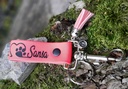 Porte clef Pvc personnalisé avec breloque 6