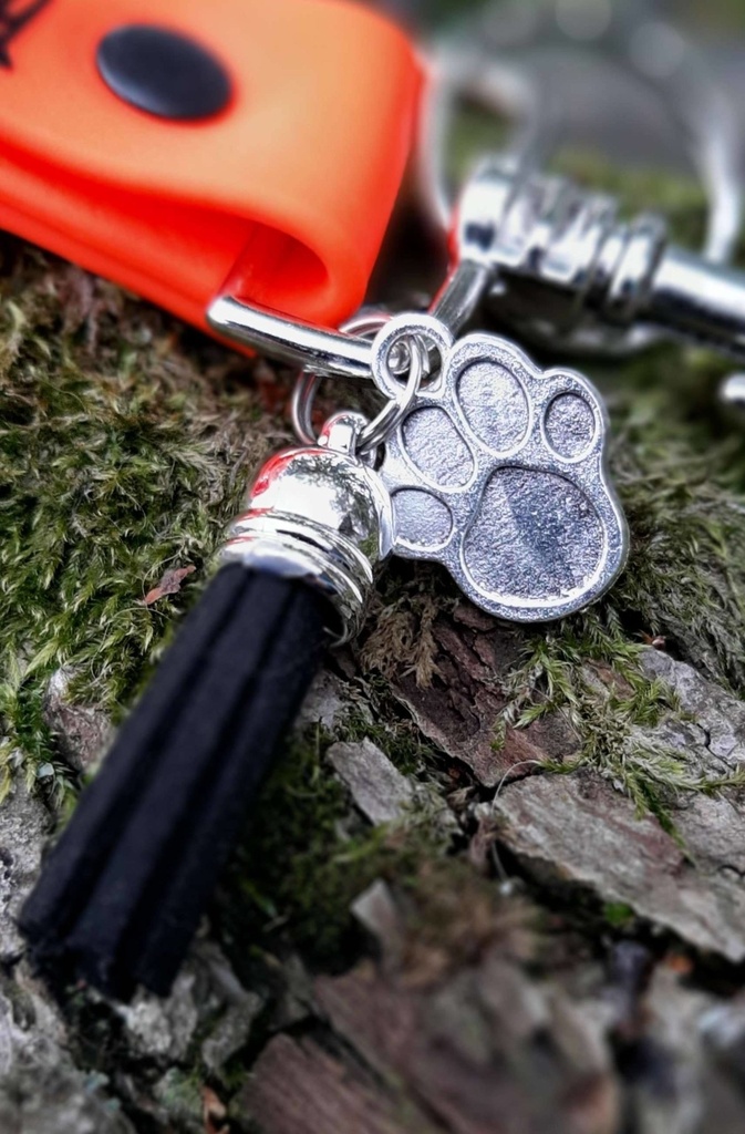 Porte clef Pvc personnalisé avec breloque 9