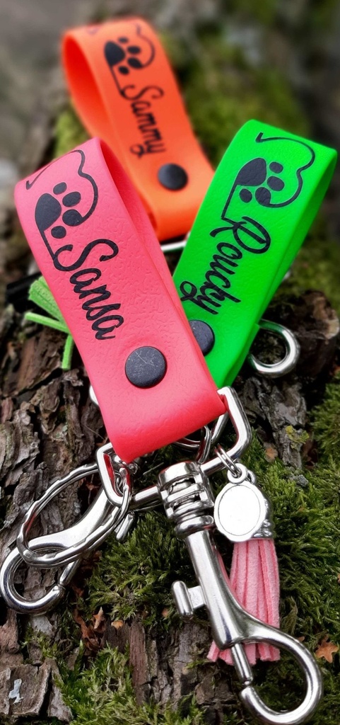 Porte clef Pvc personnalisé avec breloque 10