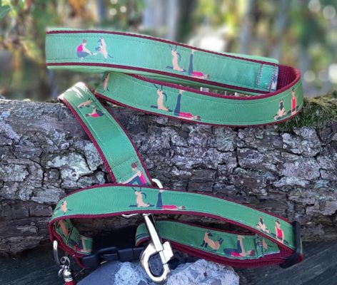 Ensemble Laisse / Collier réglable "Yoga " 3