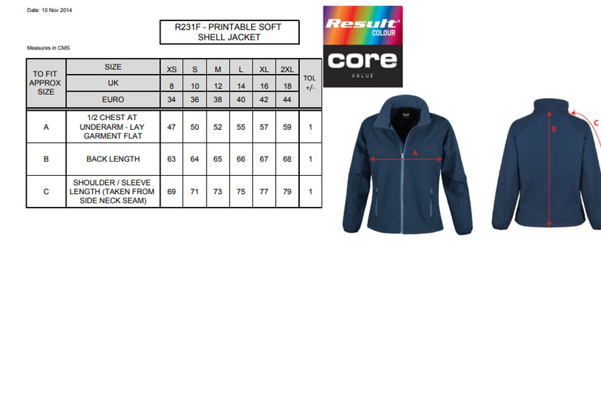 Manteau softshell brodé avec portrait (Modèle femme) 2