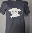 T-shirt mixte avec broderie Agneau 2