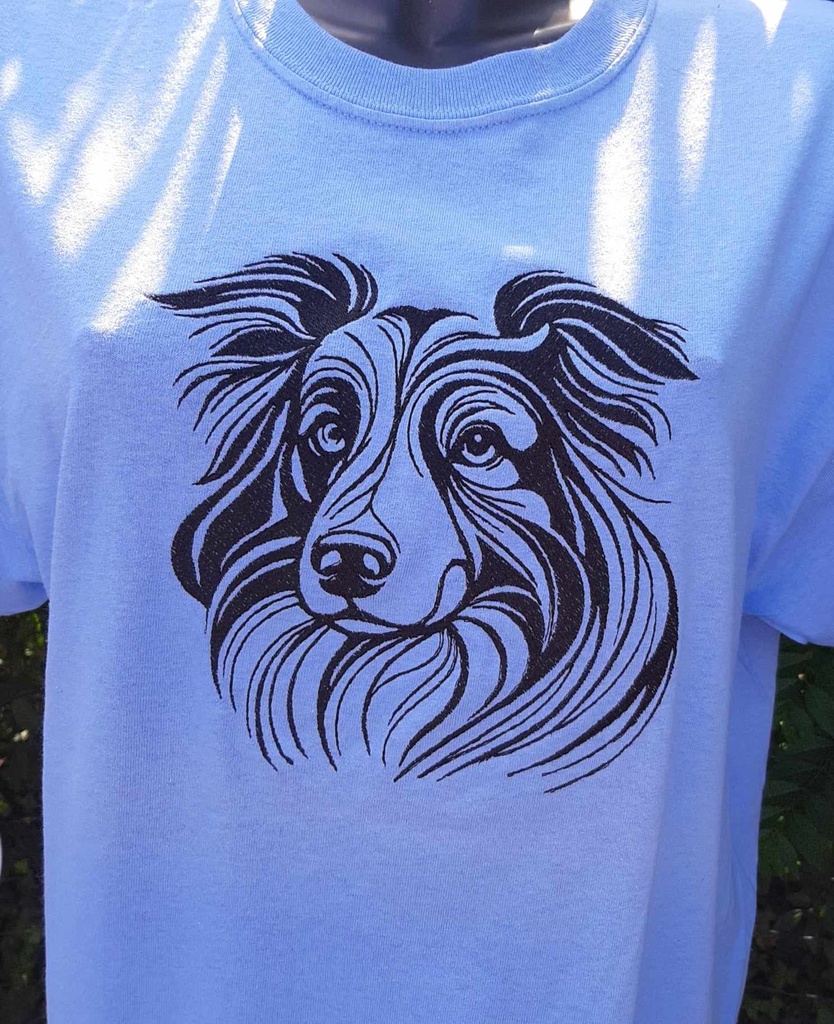 Border Collie brodé 2
