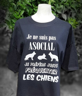 Je ne suis pas ASOCIAL (Race de chien au choix) 3