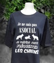 Je ne suis pas ASOCIAL (Race de chien au choix) 3