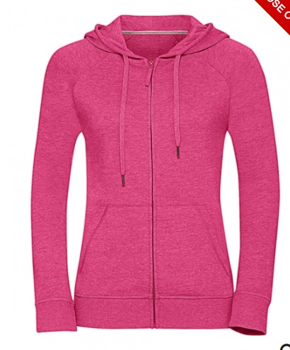 Promo SWEAT-SHIRT ZIPPÉ CAPUCHE HEAVY BLEND modèle Femme) 3