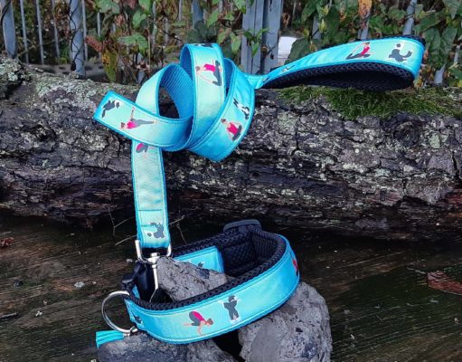 Snood "Yoga Border Collie" 2