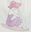 La femme sur le sable