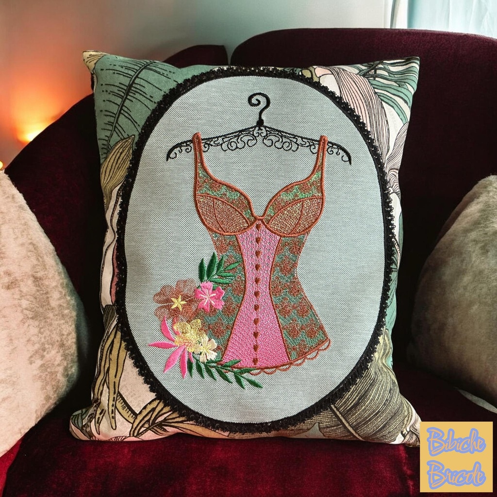 Corset fleuri (Mylar)