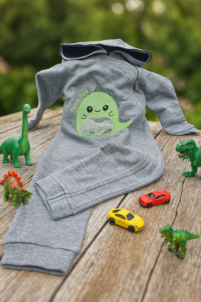 Dino Boo (motif appliqué)
