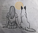 Malinois seule au monde