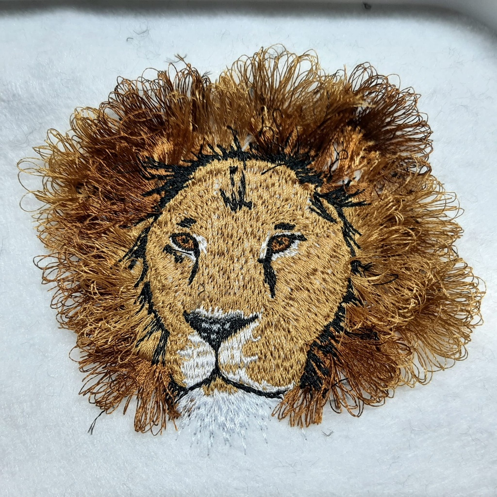 Le lion frangé