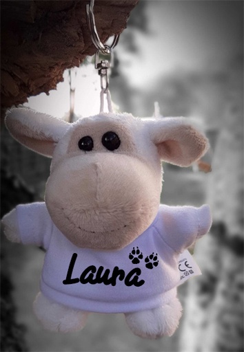 [PCMoutsubl] Porte clef Mouton personnalisé
