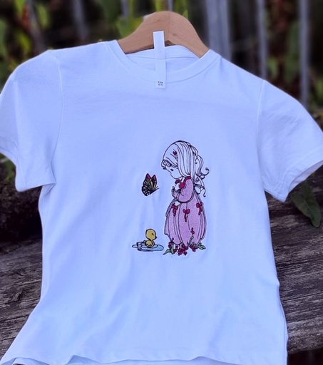 [FichRobeParis-1] Petite fille à la marre au canard