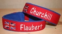 Collier Martingale Polaire avec Drapeau au choix (largeur 5 cm)