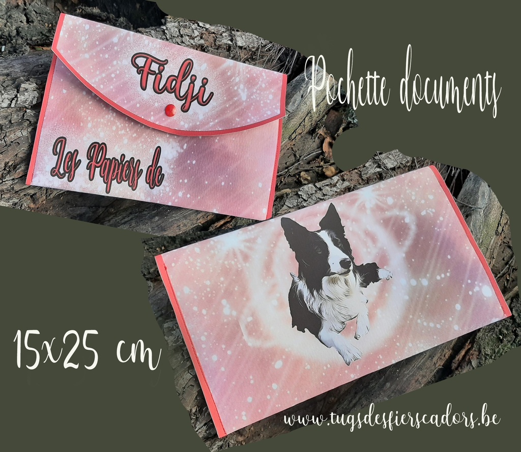Pochette en similicuir