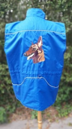 Fin de série Veste de conduite brodée Malinois taille XL