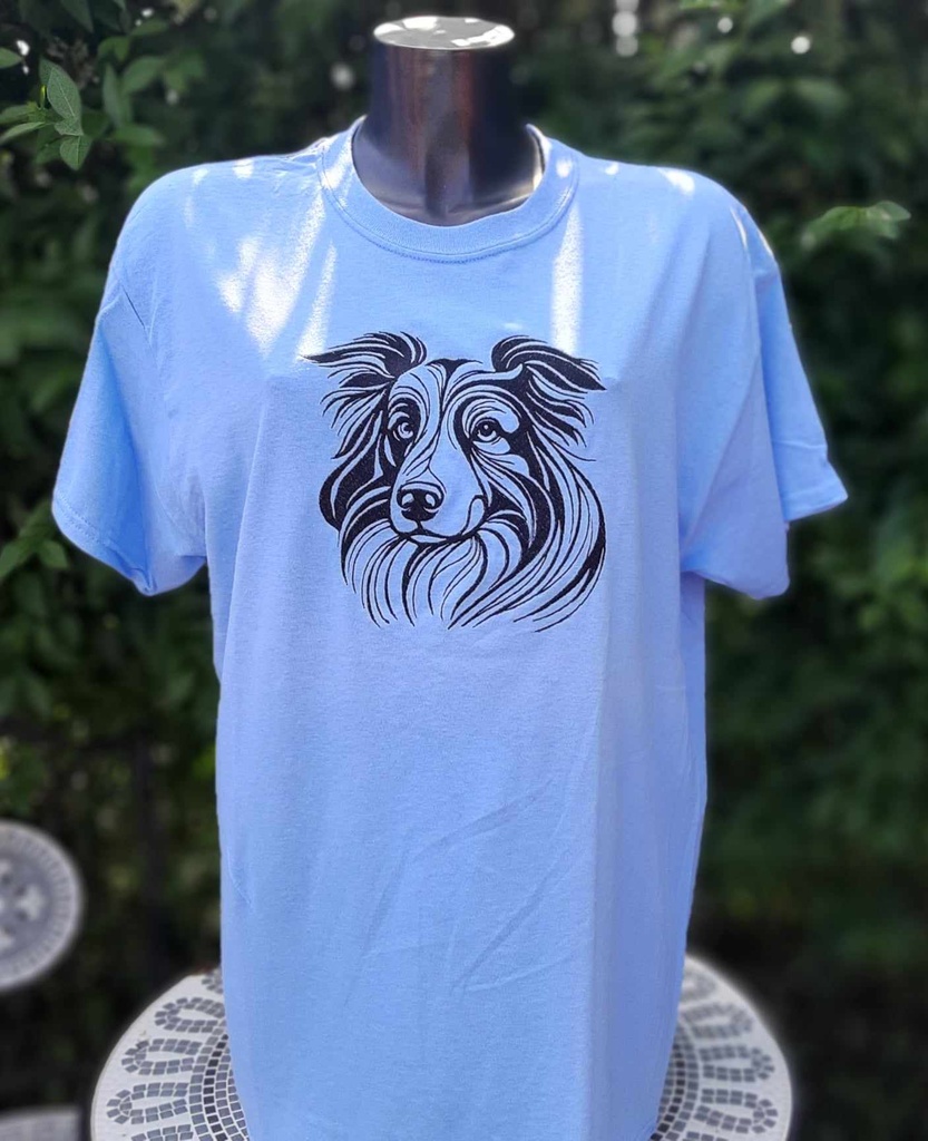 Border Collie brodé