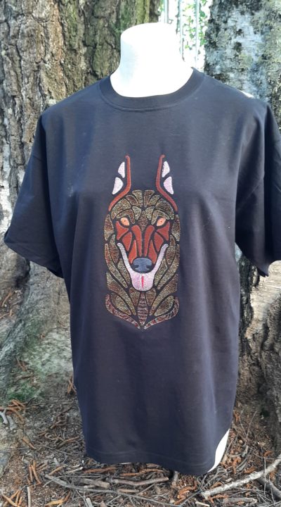 Malinois brodé lurex