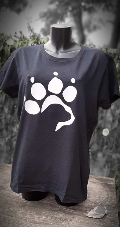 T-shirt floqué pattes chien
