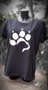 T-shirt floqué pattes chien