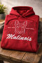 Sweat capuche race de chien